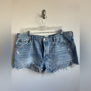 AGOLDE Parker Short in Swampmeet - Size 34